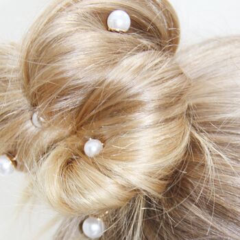 Set Of Four Pearl Hair Pins, 4 of 4