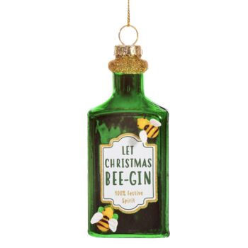 Christmas Bee Gin Bauble, 2 of 3