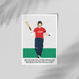 Ben Stokes Commentary T20 World Cup Cricket Print, thumbnail 2 of 4