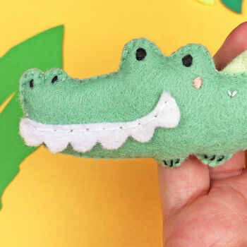 Chester The Crocodile Felt Sewing Kit, 10 of 11