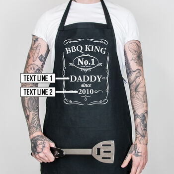 Personalised Father's Day Barbecue Apron, 7 of 10