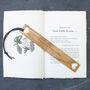 Personalised Valentines Gift Oak Bookmark, thumbnail 6 of 7