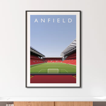 Liverpool Fc Anfield From The Anfield Road Stand Poster, 5 of 9