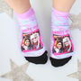Women's Pink 21st Birthday Photo Socks, thumbnail 1 of 2