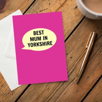 Best Mum In Yorkshire Card, 2 of 2