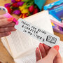 Thanks For Being A Chapter In My Story Bookmark, thumbnail 2 of 8
