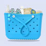 Sale! Croc Style Bogg Bag, Holiday/Travel/Beach,Free Name Initial Charm, thumbnail 11 of 12