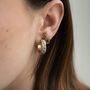 Blue Forget Me Not Hoop Earings, thumbnail 4 of 7