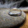 Handmade Endless Love Silver Keepsake Wedding Ring, thumbnail 2 of 6
