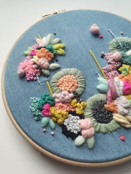 Modern Embroidery Kit 'Re Bloom', 3 of 4