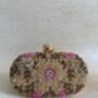 Gold Oval Clutch Bag, thumbnail 7 of 10