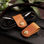Personalised Leather Cable Tidy Organiser Medium, thumbnail 5 of 7