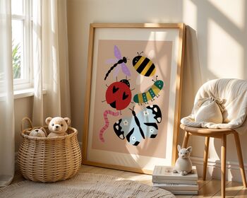 Colourful Bug Art Print, 2 of 8