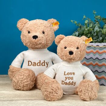 Father’s Day ‘Love You Daddy’ Steiff Jimmy Teddy Bear, 3 of 5
