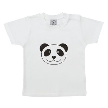 Organic Cotton Panda Baby T Shirt, 3 of 4