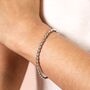 Stainless Steel Bobble Bead Bracelet, thumbnail 5 of 7
