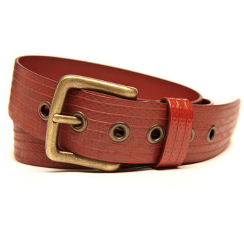 Reclaimed Fire Hose West End Belt, 3 of 4