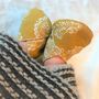 Eco Baby Gift, Yellow Newborn Shoes, thumbnail 4 of 4