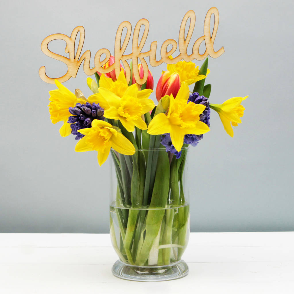 Personalised Wedding Table Names By Postbox Party