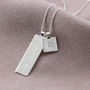 Personalised Handmade Silver Necklace With A Mantra, thumbnail 2 of 4