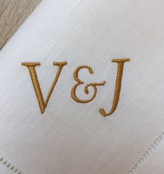 Personalised Cotton Or Linen Napkin, 3 of 8