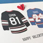 Heated Rivalry Style Personalised Valentine Card, thumbnail 5 of 7