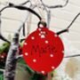 Personalised Dog Cat Paw Bauble Xmas Tree Decoration, thumbnail 5 of 7