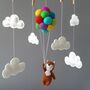 Fox Flying With Balloons Nursery Mobile, thumbnail 12 of 12