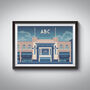 Abc Glasgow Travel Poster Art Print, thumbnail 1 of 8