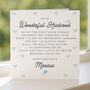 Personalised Special Verse Birthday Card For Husband, thumbnail 5 of 8