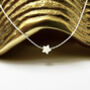 Mother Of Pearl Star Silver Or Gold Necklace, thumbnail 1 of 4