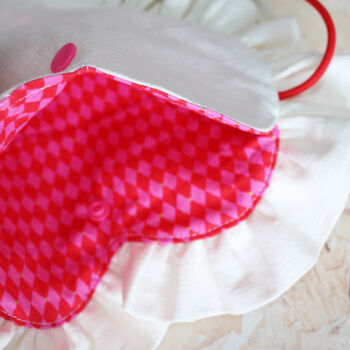 Frilled Heart Bag, 3 of 6