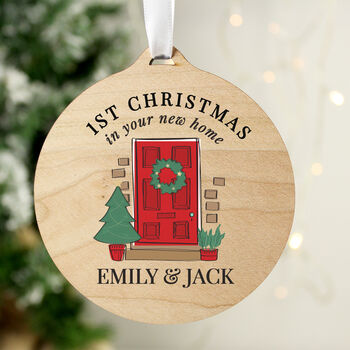 Personalised New Home Christmas Tree Decoration, 3 of 3