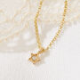 Fine Solid Gold Sapphire Star Necklace, thumbnail 4 of 9