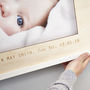 Wooden Personalised Baby Photo Frame, thumbnail 5 of 7