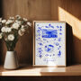 Scenes Of The Azores, Portugal Blue Tile Inspired Travel Print, thumbnail 6 of 12