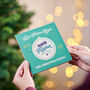 Personalised Pop Out Couples Bauble Christmas Card, thumbnail 2 of 4