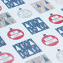 Christmas Baubles Sticker Sheet Xmas Craft, thumbnail 1 of 2