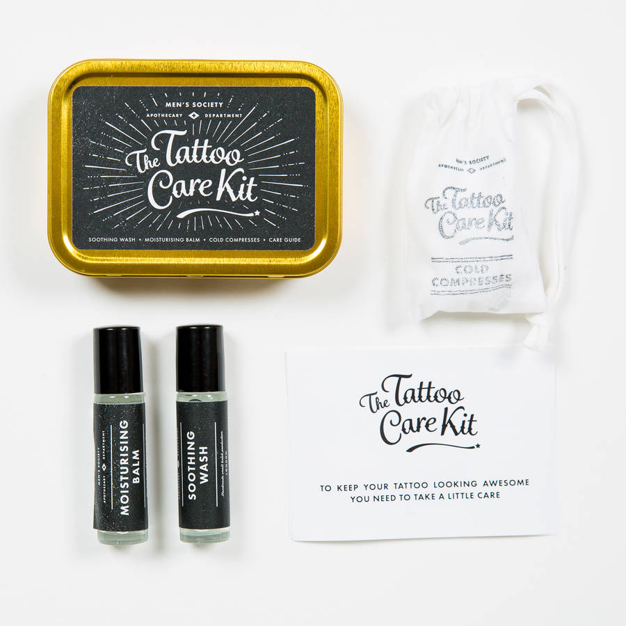 tattoo care set by men's society | notonthehighstreet.com