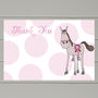 Personalised Pony Children's Party Invitations, thumbnail 2 of 2