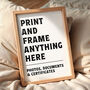 Custom Framed Photo Print, thumbnail 1 of 6