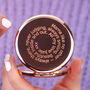 Personalised Mother's Rose Gold Compact Mirror, thumbnail 1 of 7