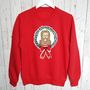 Personalised Wreath Family Christmas Jumper, thumbnail 5 of 6