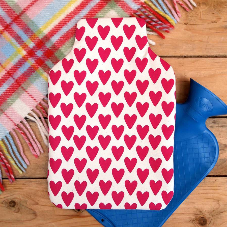 Hot Water Bottle Heart Print By Megan Alice England