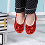 Sparkle Sequin Slippers, thumbnail 1 of 5