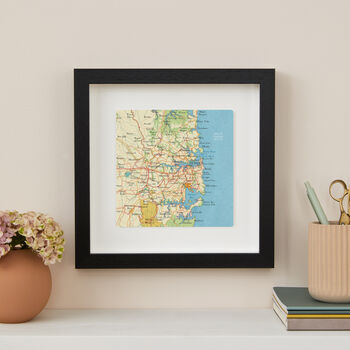 Personalised Sydney Map Print Wall Art, 2 of 5