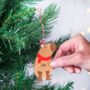 Personalised Christmas Capybara Tree Decoration, thumbnail 2 of 7