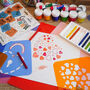 Drawing Stencils For Kids Love Hearts With Brushes, thumbnail 1 of 3