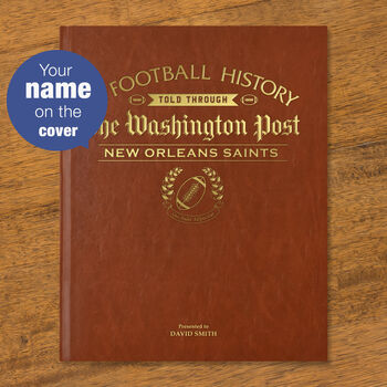 New Orleans Saints Personalised Newspaper Book, 2 of 12