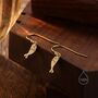 Sterling Silver Cute Baby Seal Drop Dangling Earrings, thumbnail 3 of 10